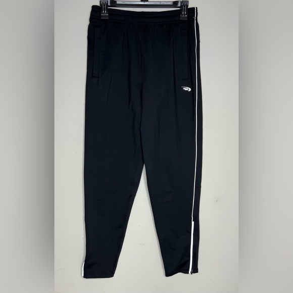 MTA Sport Pants Mta Sport Mens Slim Tricot Fast Dri Stretch Athletic Black Pant Size Xxl Nwt